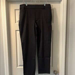 Liz Claiborne Career Gray Straight Leg Pants